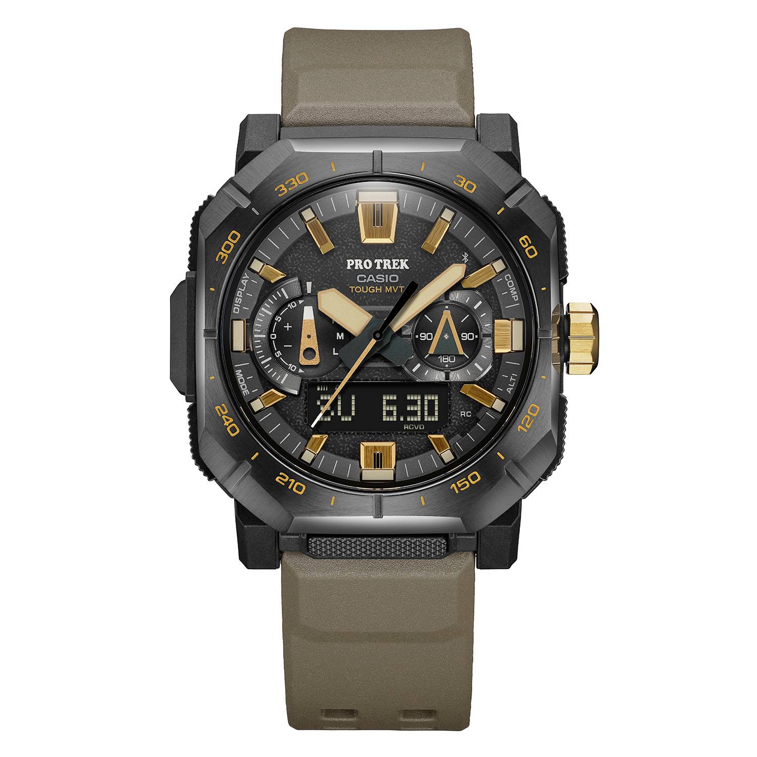 The PRW-30Y-1B, housed in the climber line of Protrek watches
