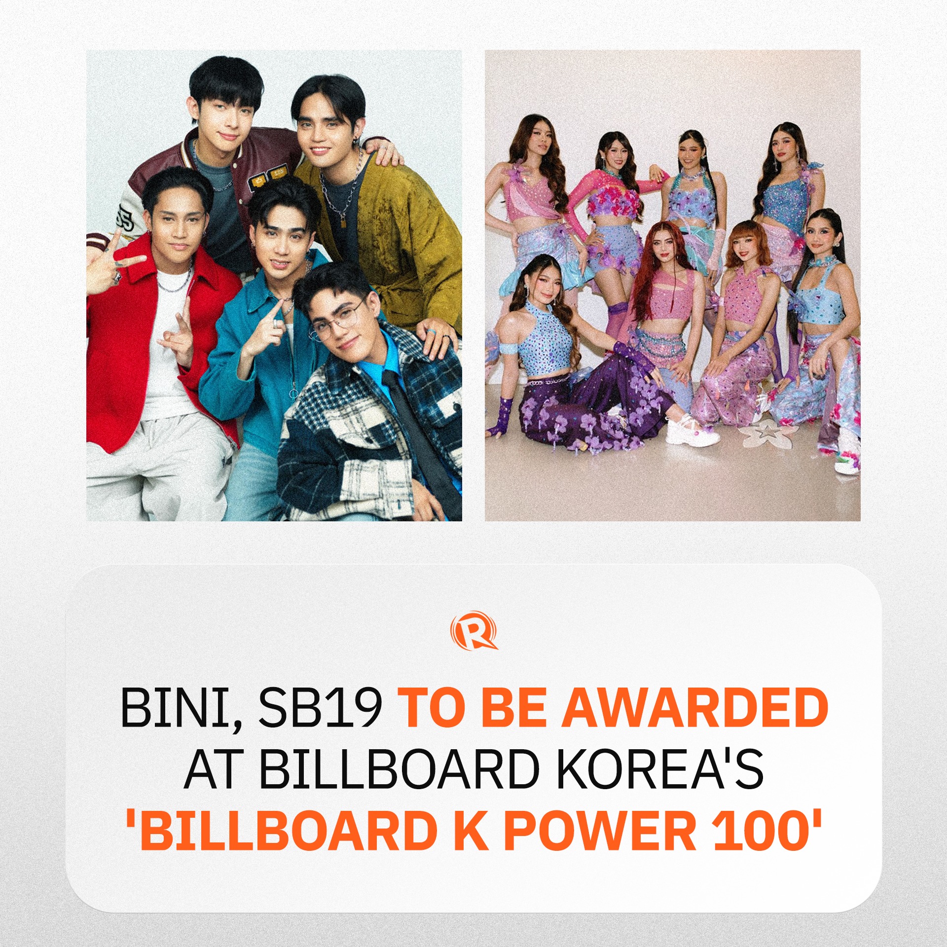 P-pop groups BINI and SB19 will receive the Voices Of Asia Award