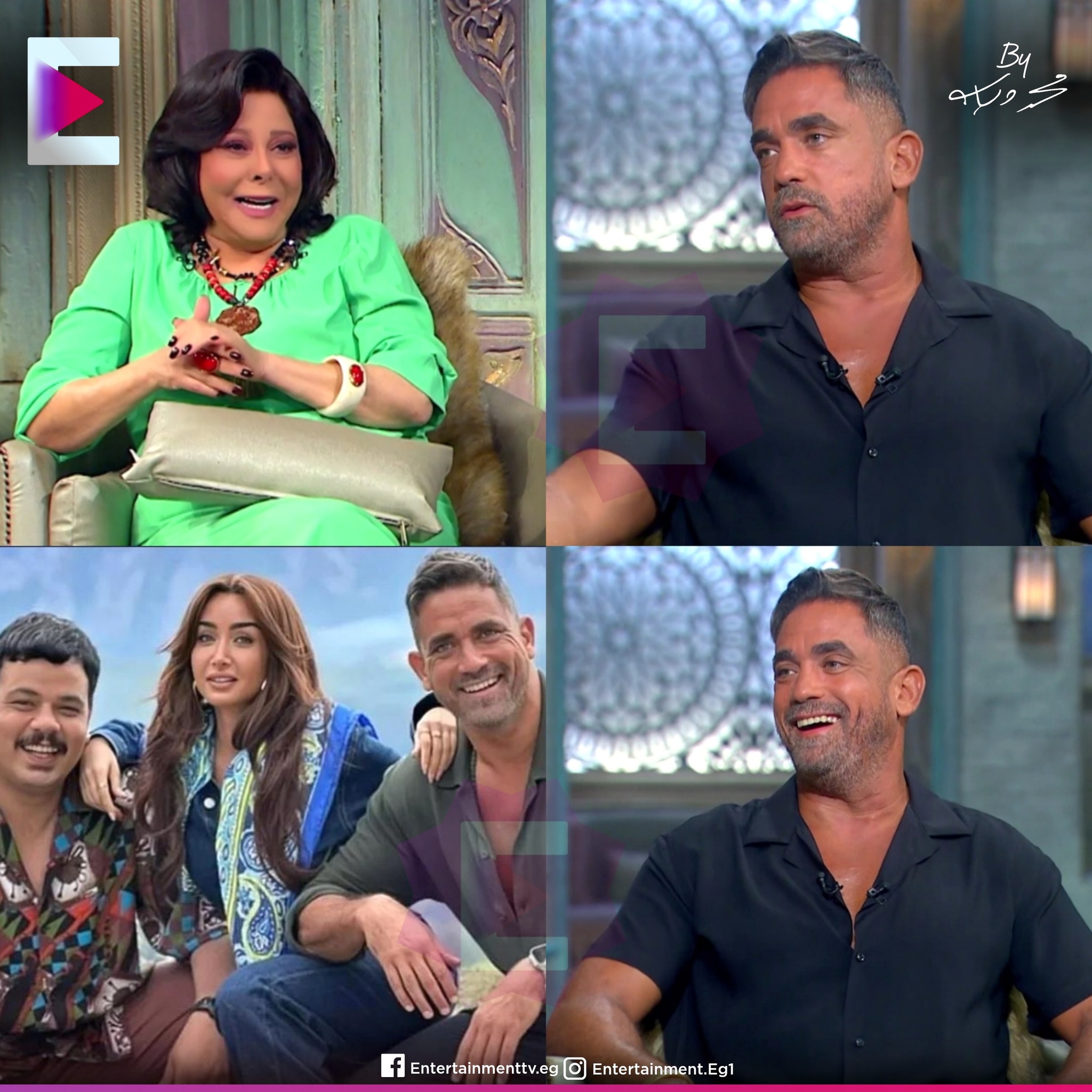 Entertainment - - إنت عرفت تشتغل من مصطفى إزاى صحيح؟ = لأ و الله ده زى ...