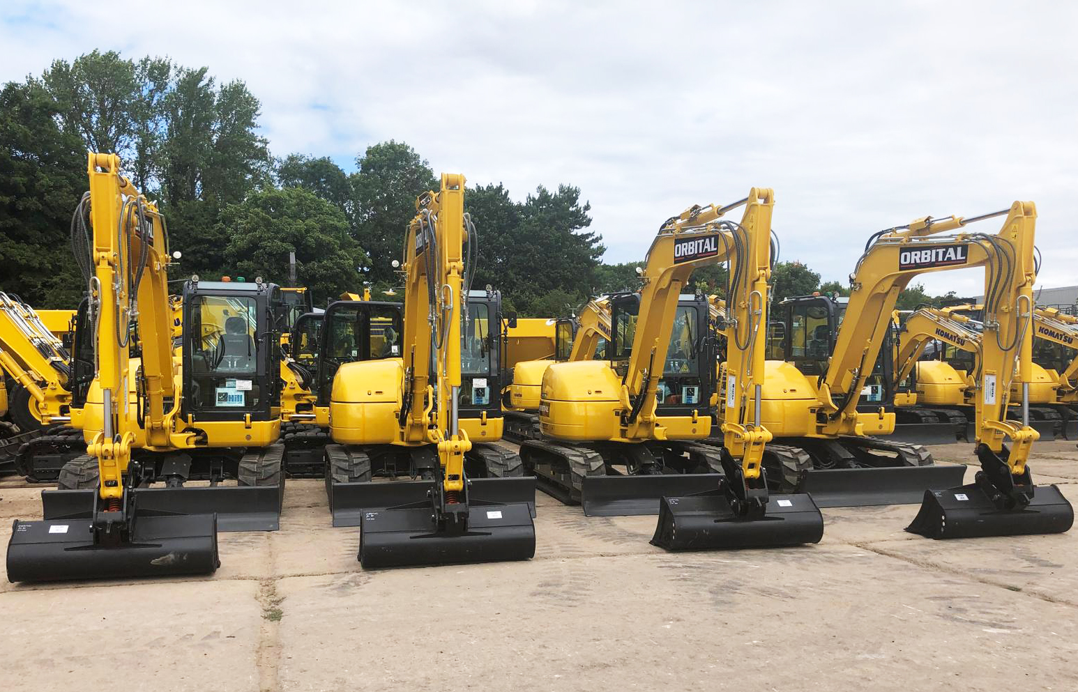 Marubeni-Komatsu - Four more PC80 Midi Excavators ready to join the ...