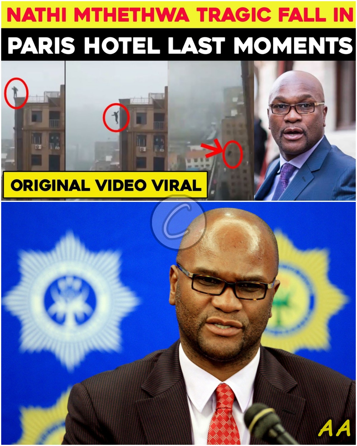 African - Nathi Mthethwa Original Falling Video | Nathi Mthethwa Tragic ...