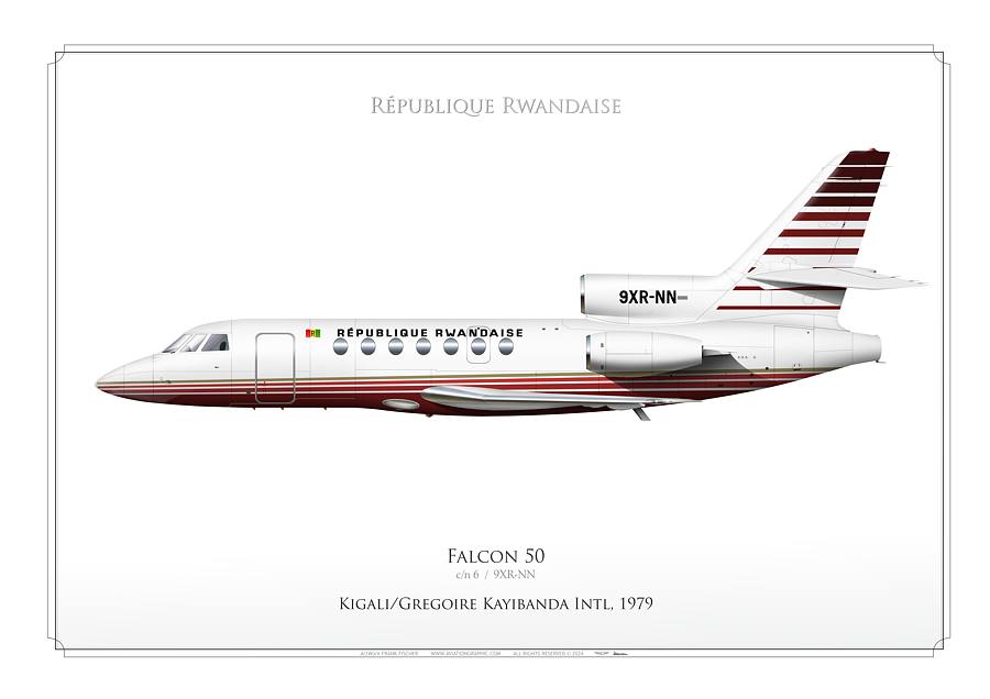 Falcon 50 République Rwandaise Kigali/Gregoire Kayibanda Intl