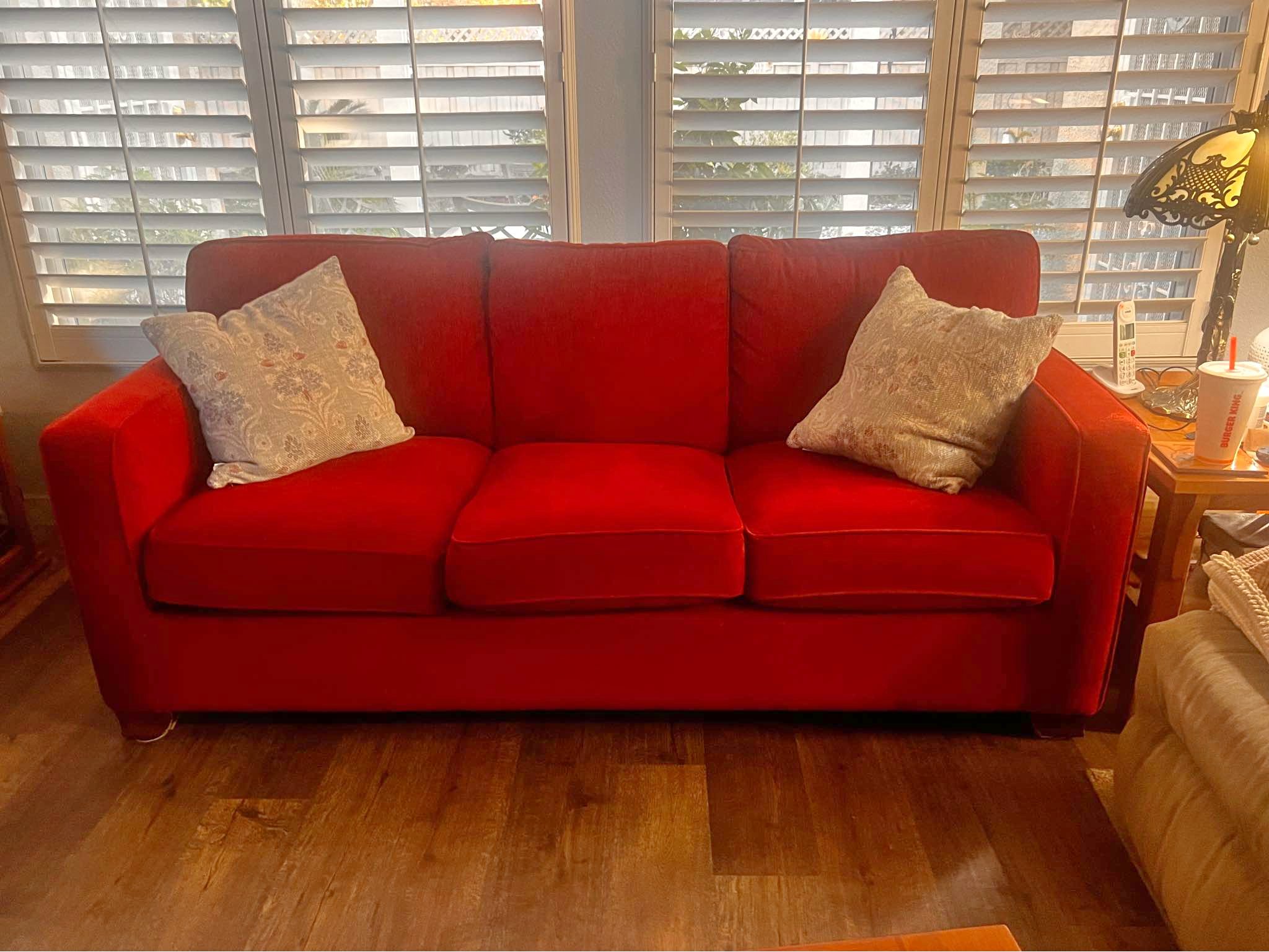 Raspberry red Sofa - Sofas, Loveseats & Sectionals - Roseville ...