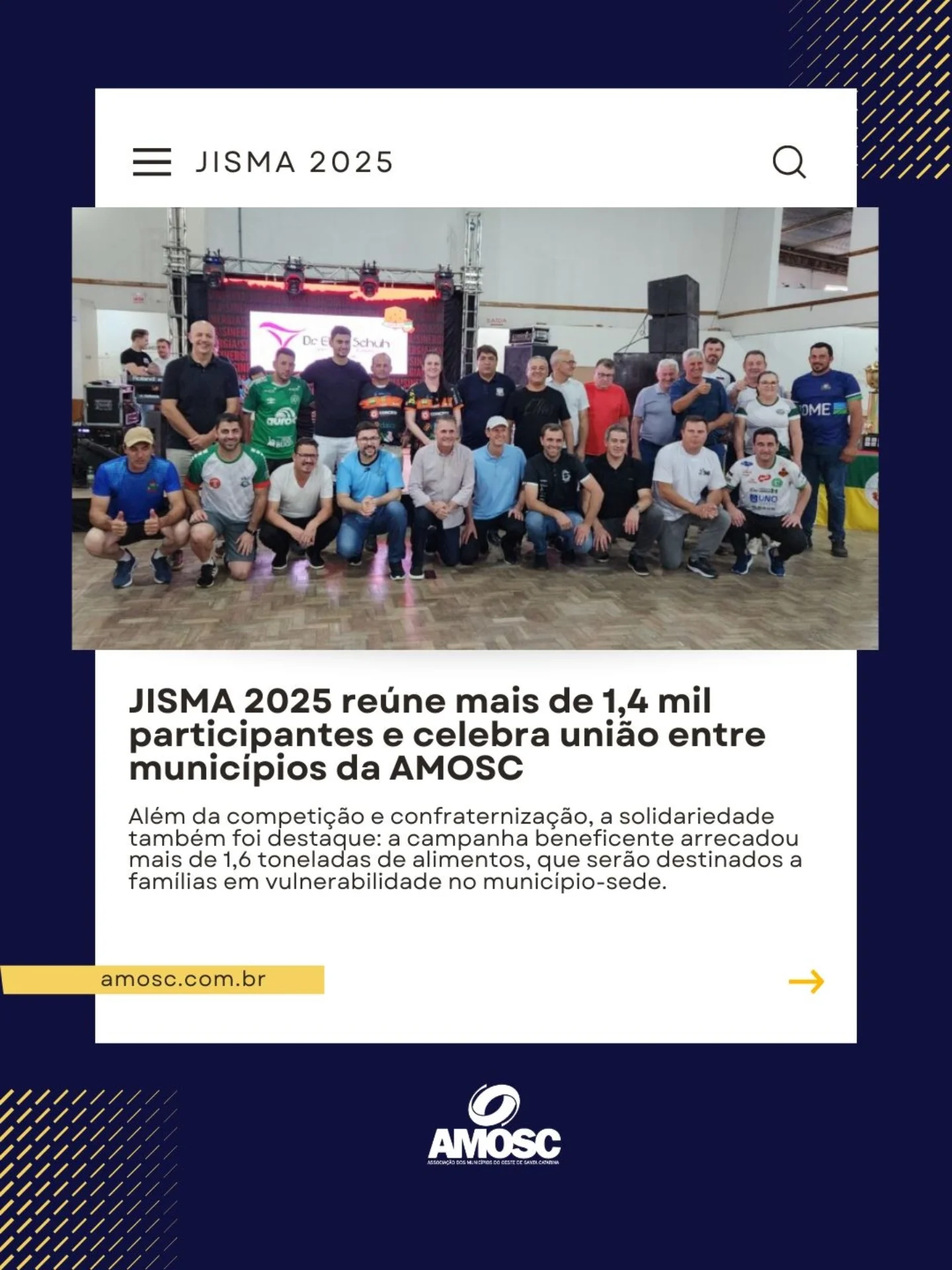 🏆 JISMA 2025 faz história em Nova Erechim! Mais de 1,4 mil servidores ...