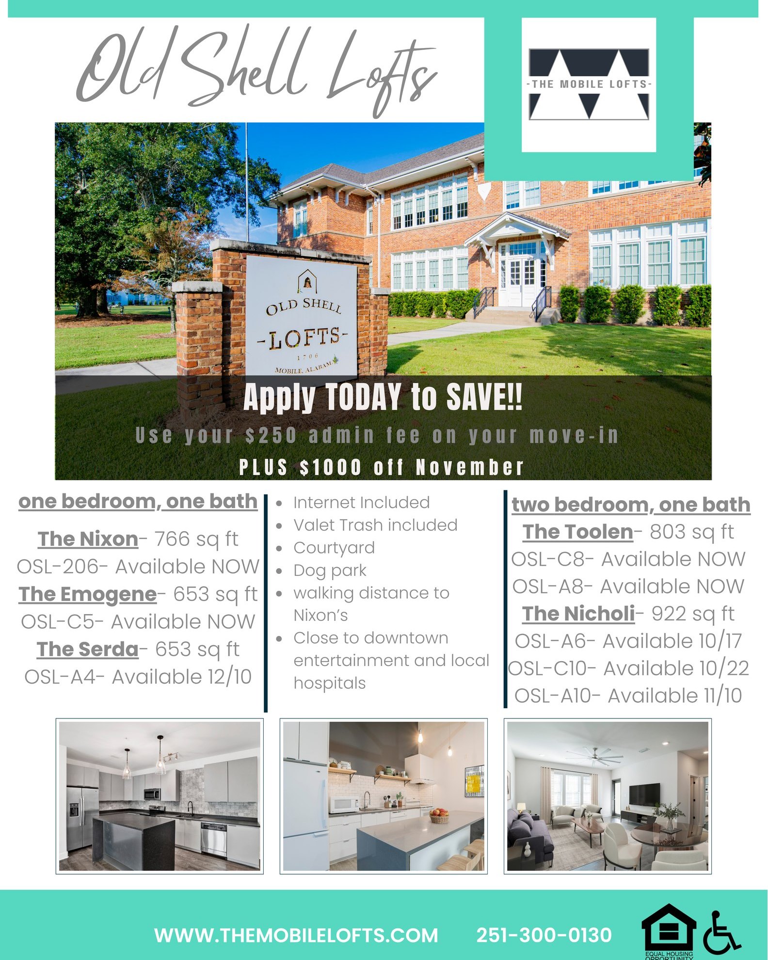 The Mobile - 🏡 Now Leasing at The Old Shell Lofts! 📍 1706 Old Shell Rd ...