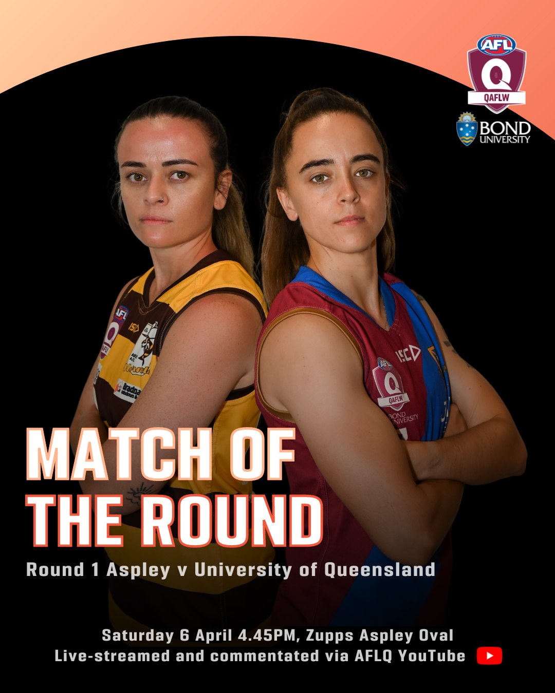 QAFL QAFLW - Here we go. Catch all Round 1 matches LIVE... | Facebook