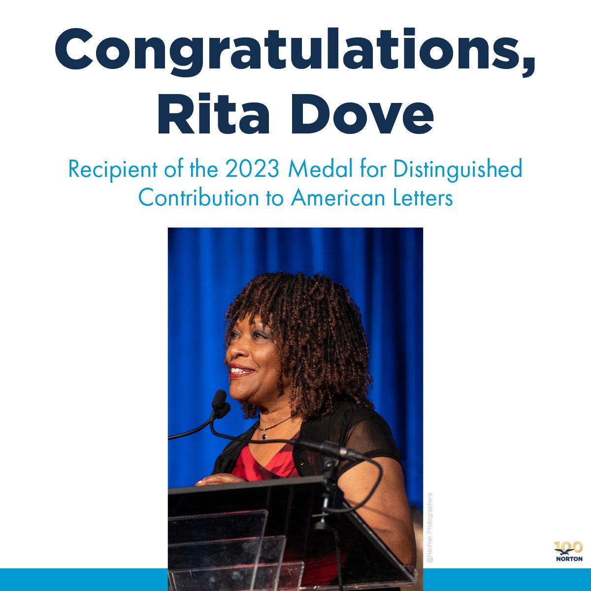 Congratulations to Rita Dove!... - W. W. Norton & Company