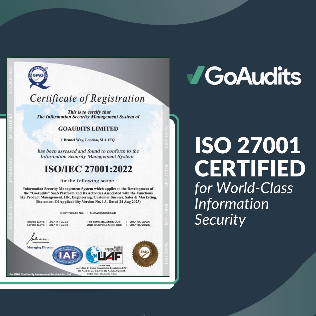 GoAudits - Assuring our customers' data security and privacy are top ...