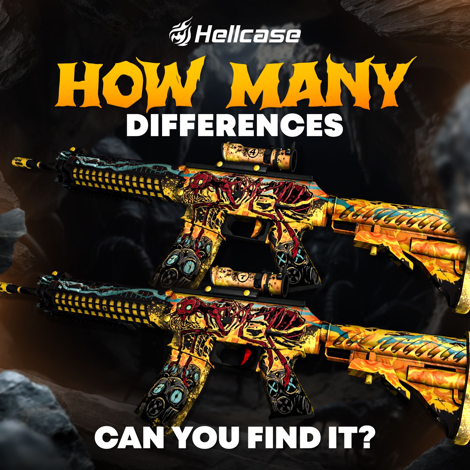 CS:GO - Though these images of the same skin appear the same at first ...