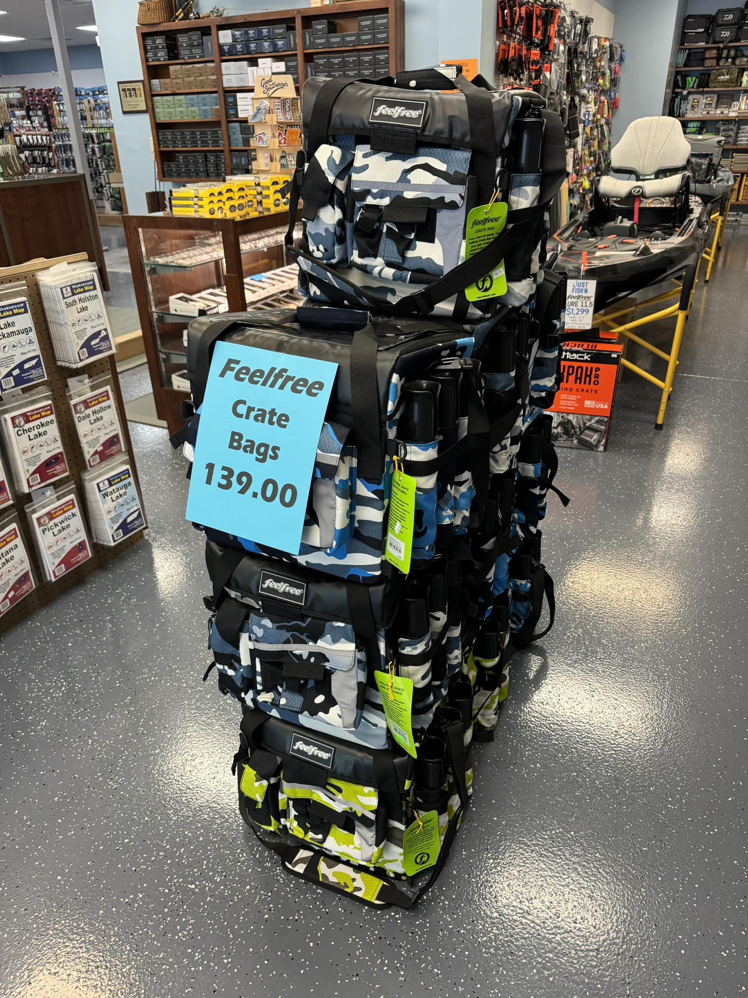 feel free tackle bag FeelFree Camo Crate It has a side mesh ACK Product Focus: Feelfree Fish