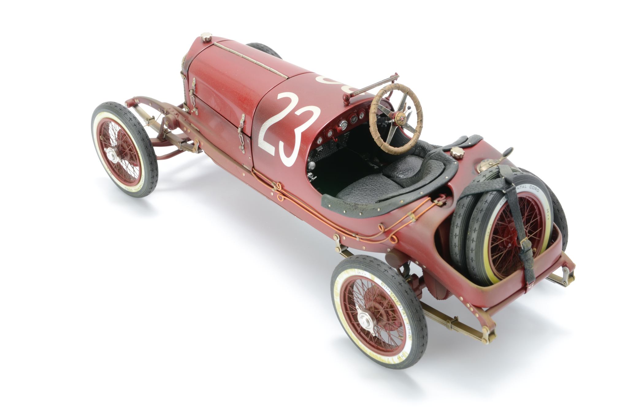 Modelcars24 Mercedes Targa Florio 1:18 with realistic weathering