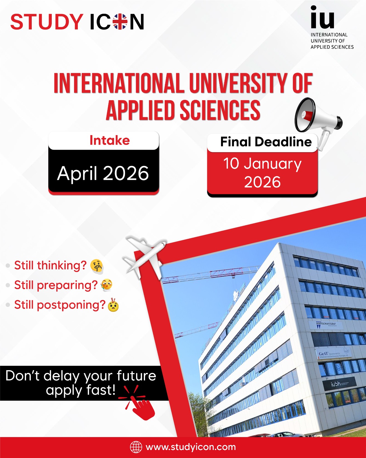 Study - 🚨 April 2026 Intake is Closing Soon! 🇩🇪 ️ Dreaming of studying ...