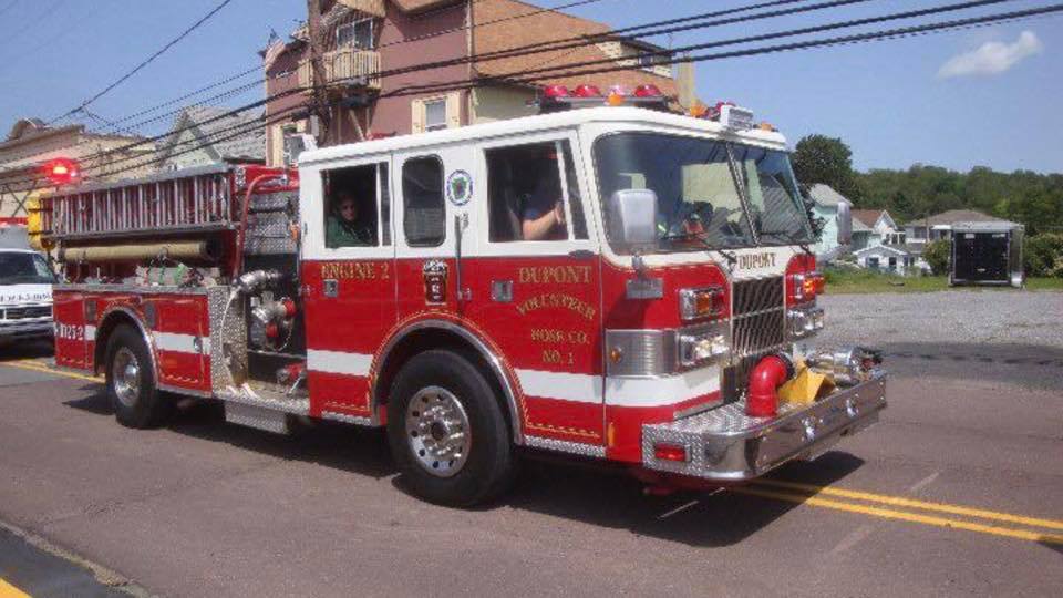 Dupont - Engine 2, officially designated by Luzerne County Comm Center ...