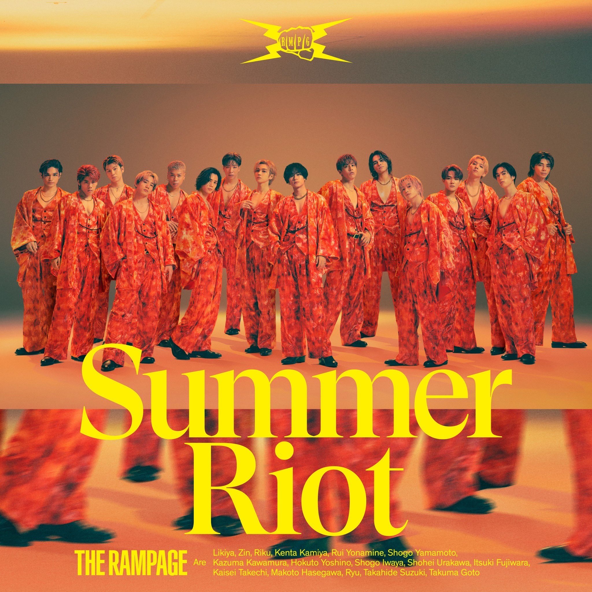 Japanese dance and vocal group THE RAMPAGE from EXILE TRIBE 