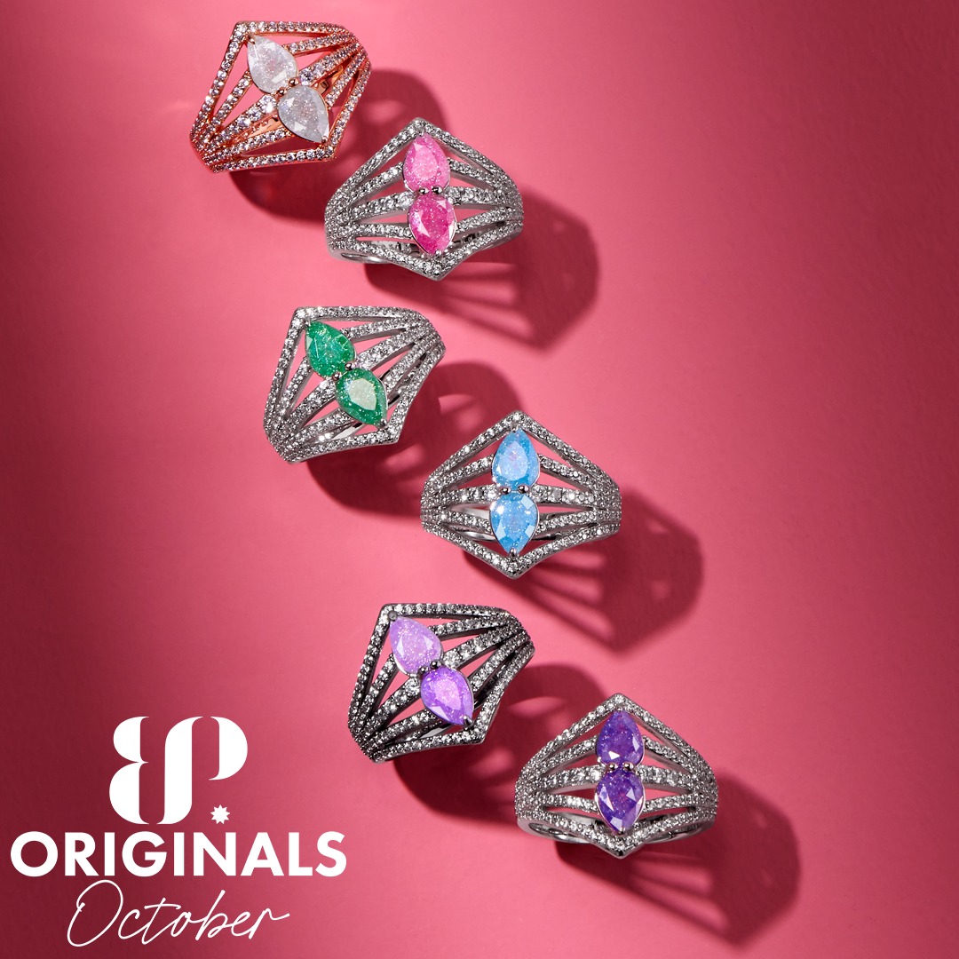 Bomb - Holy sparkle! These light & airy rings? Kinda obsessed. These ...
