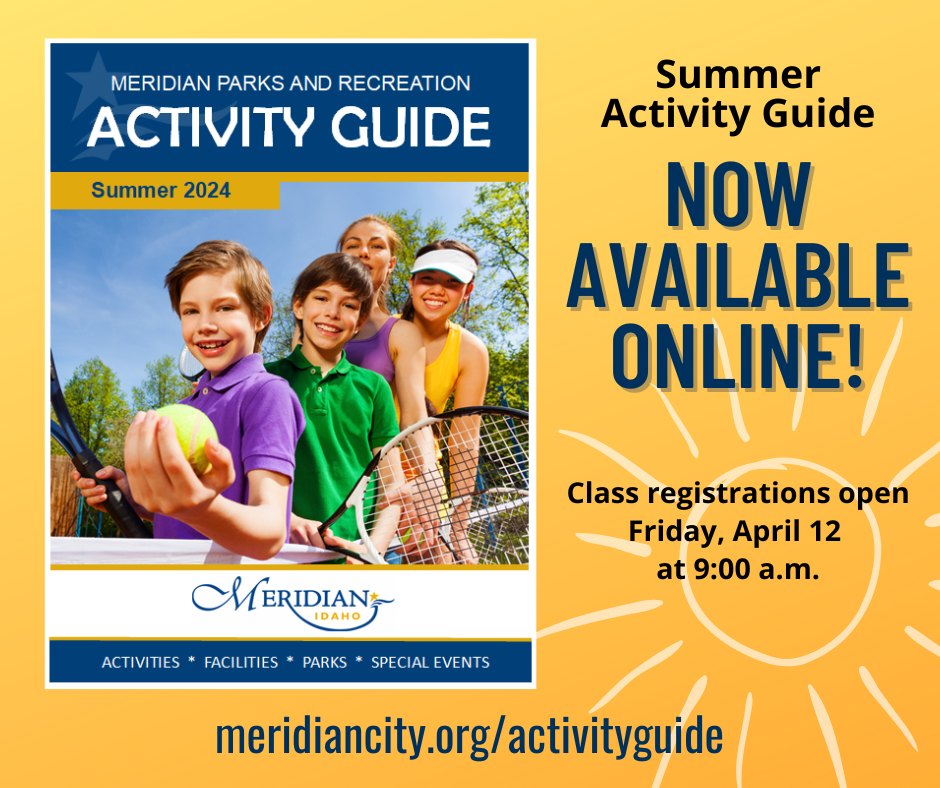 City - Hurray! The Meridian Parks and Recreation SUMMER 2024 ACTIVITY ...