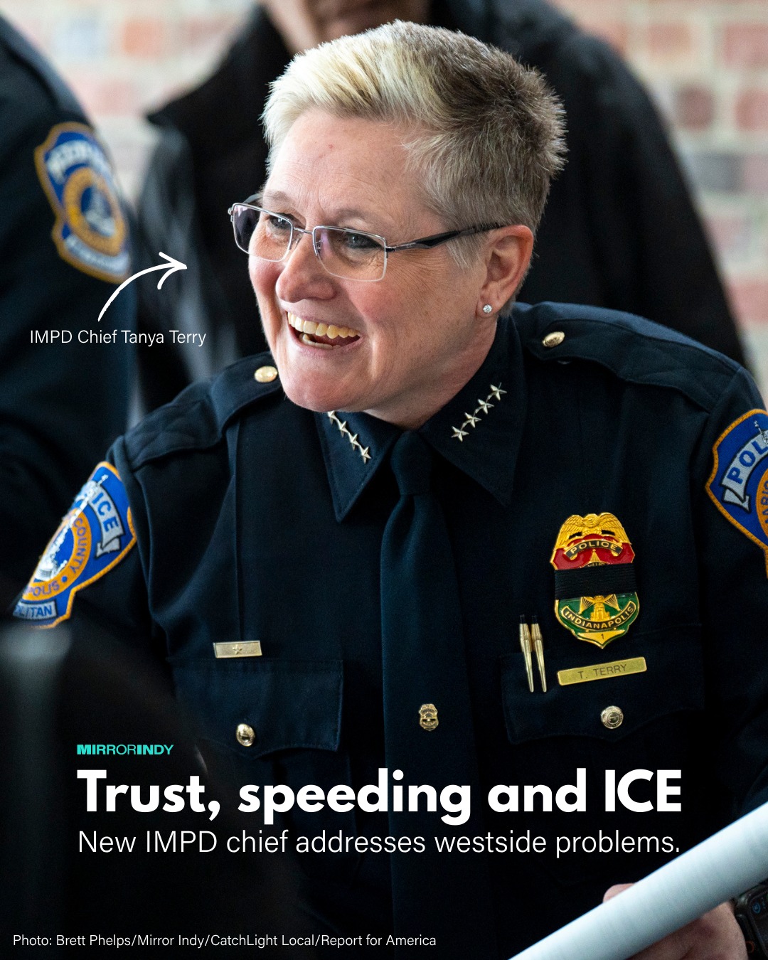 Mirror - The new IMPD Chief Tanya Terry held an event on Feb. 24 to ...