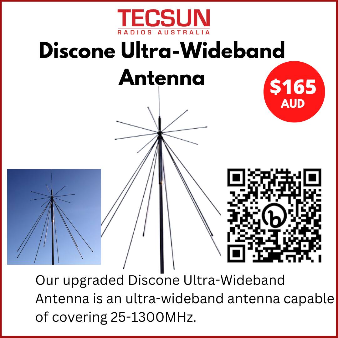 Tecsun - Introducing our upgraded Discone Ultra-Wideband Antenna ...