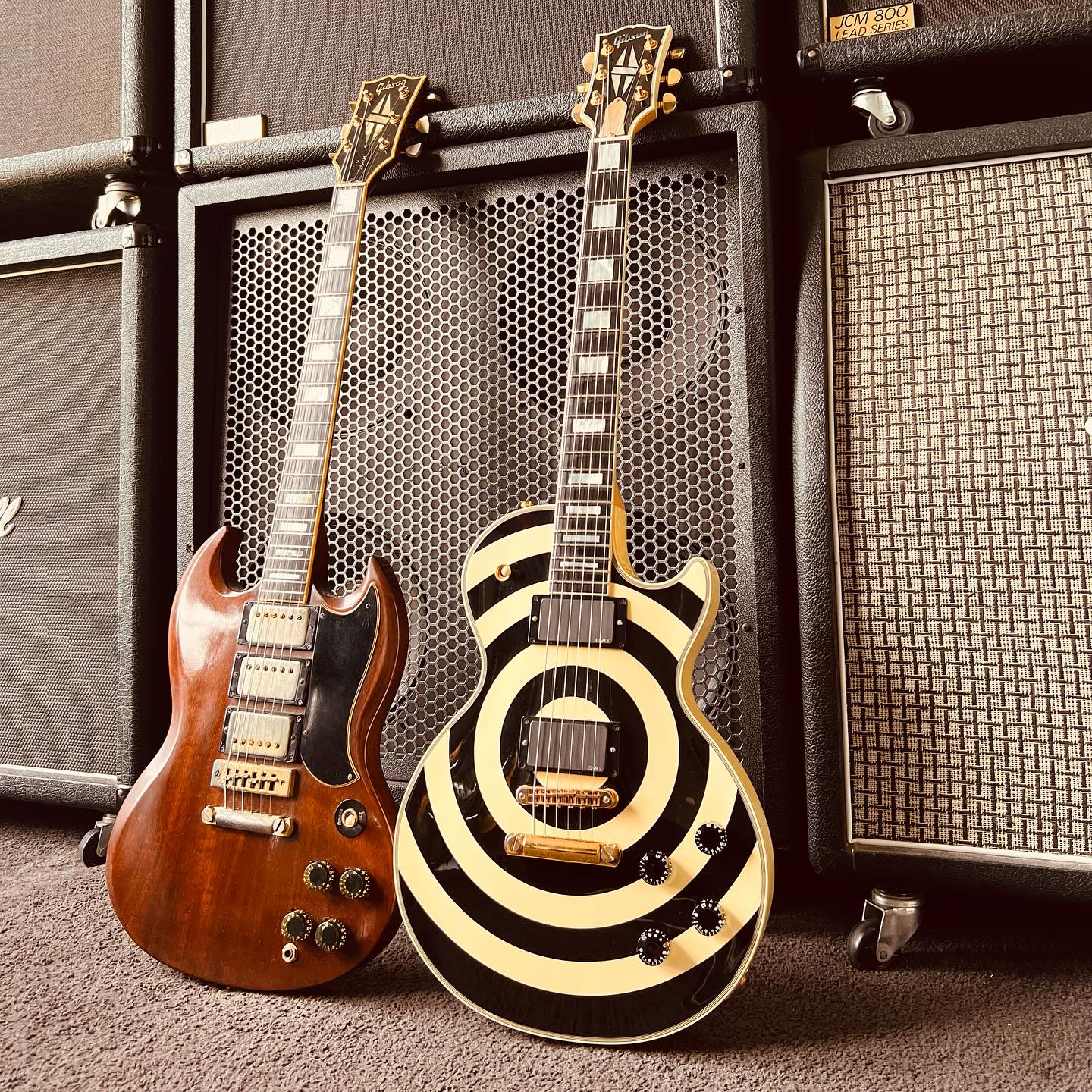Zakk Wylde - Gibson Les Paul Bullseye #guitar #ozzyosbourne