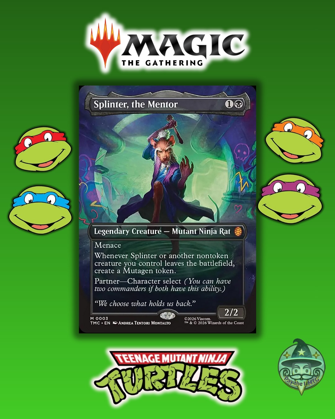 mtg ninja turtle commander deck Magic: The Gathering | Teenage Mutant Turtles - - Power! This Commander deck is ready to play right out of the box and contains everything needed to play Magics most popular multiplayer format Turtle Power! MTG TMNT Commander