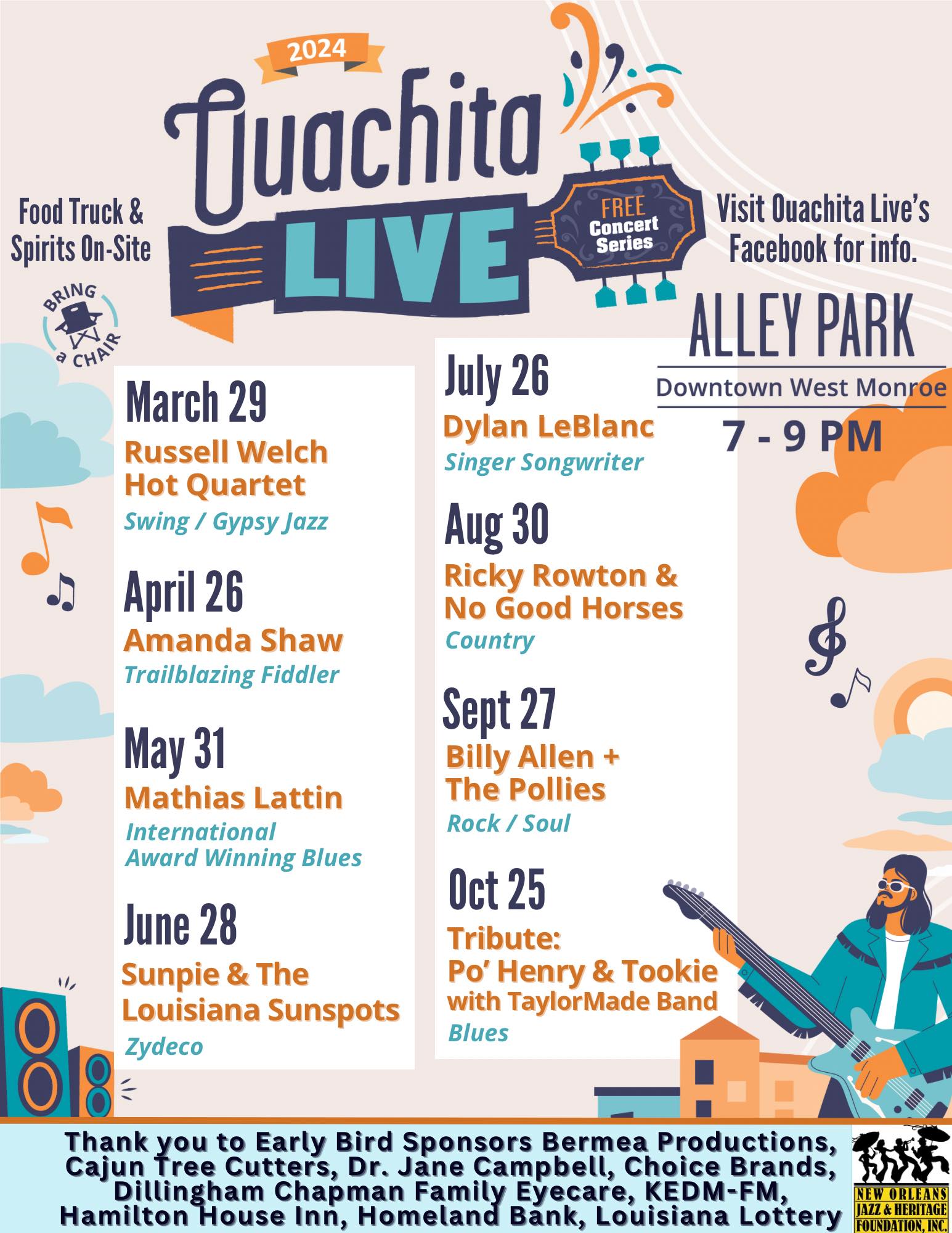 Get ready!!🎉💃🪩🎸 Ouachita Live... - Downtown West Monroe | Facebook