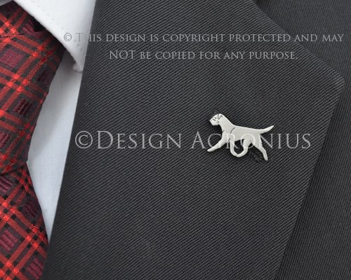 Spilla Da Bavero Border Terrier In Peltro Argentato – Made In UK – Accessorio Cane - Foto 4