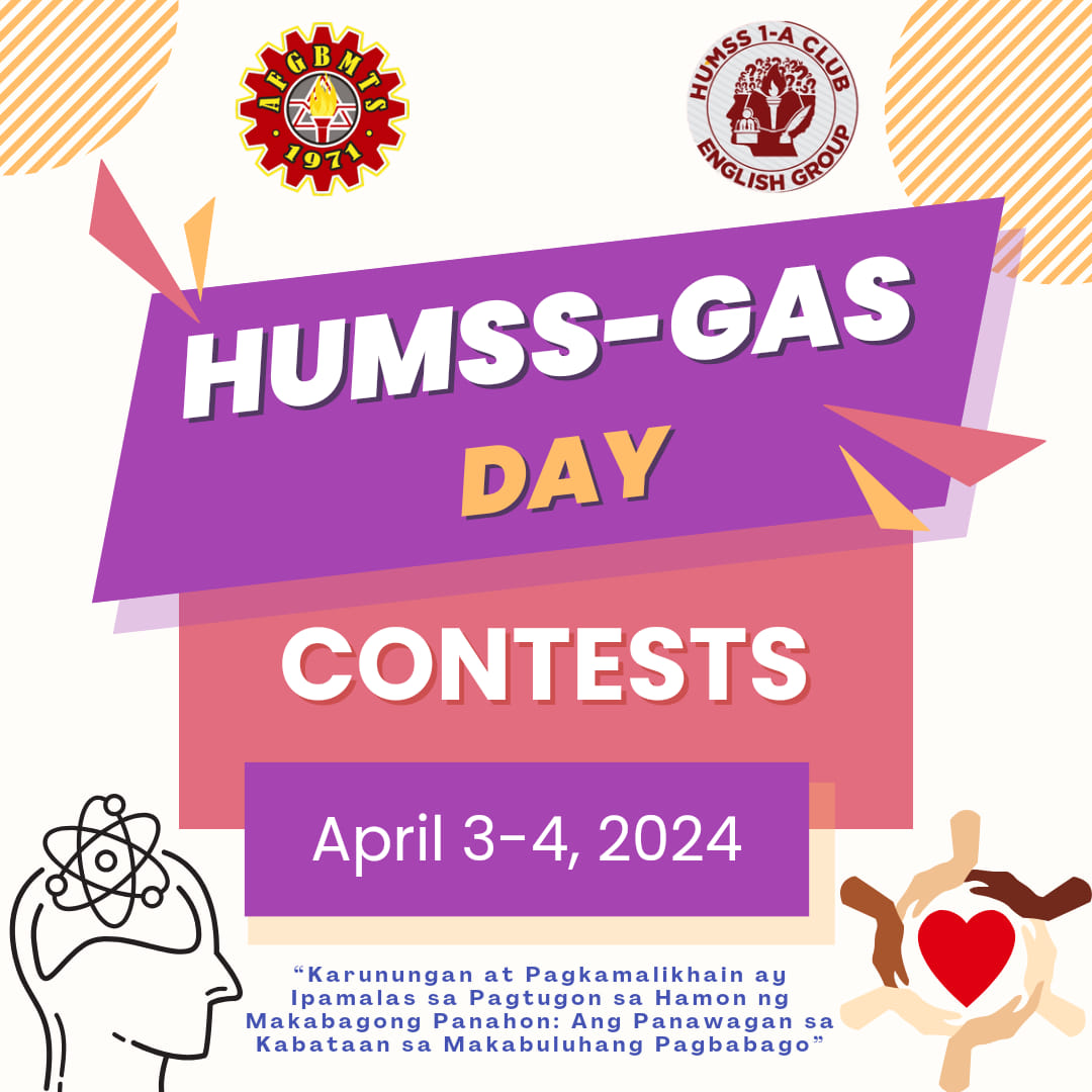 In celebration of the 2024 HUMSS... - HUMSS 1-A English Club