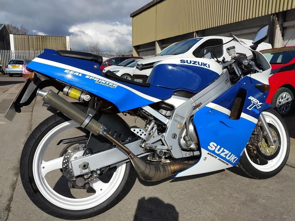 This 1989 Suzuki RGV250 VJ21 is a rare find in great condition