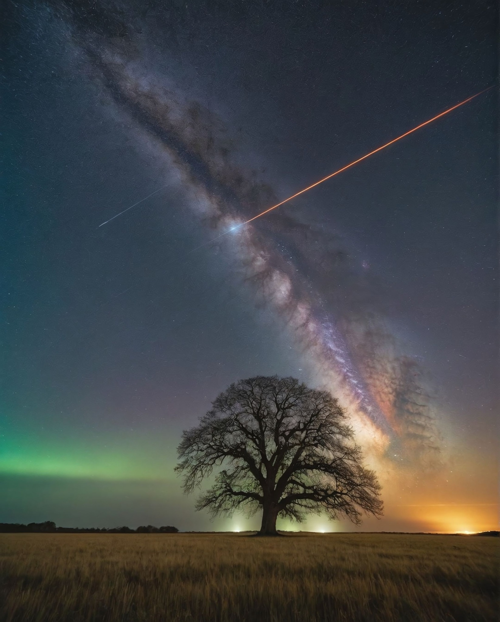Daily - A once-in-a-lifetime shot of a meteor tearing across the Milky ...