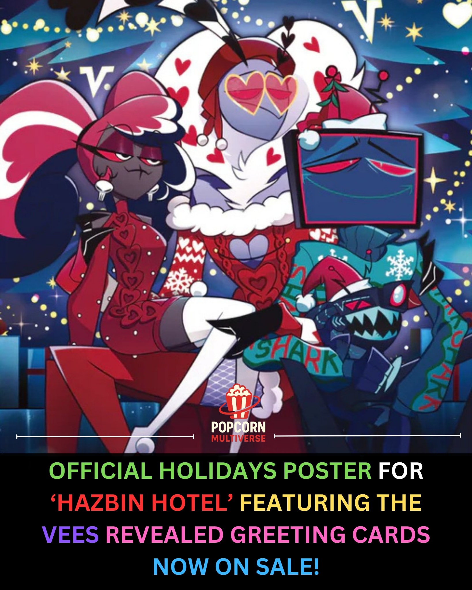 Popcorn - Hell is celebrating in style. The official Hazbin Hotel 