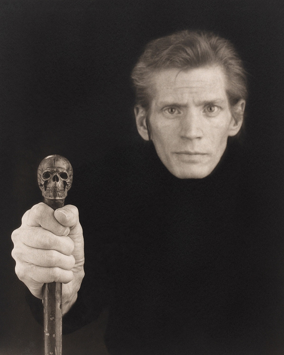 Memento mori' Robert Mapplethorpe Last self portrait 1988 Platinum