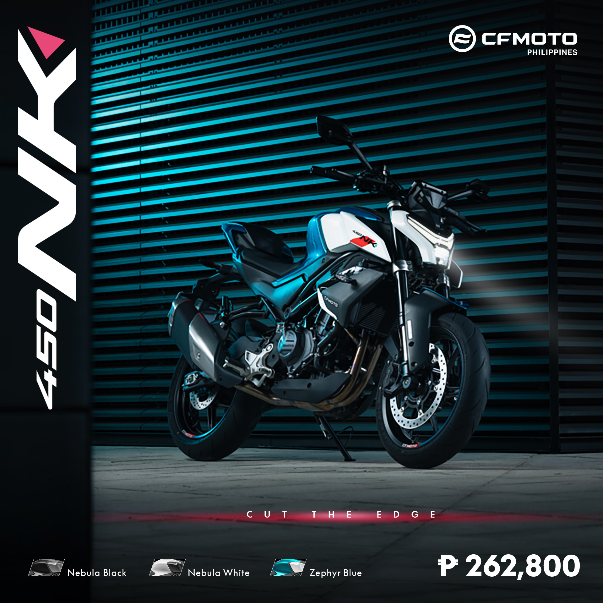 At PhP 262,800, the 450NK pushes... - CFMOTO Philippines | Facebook