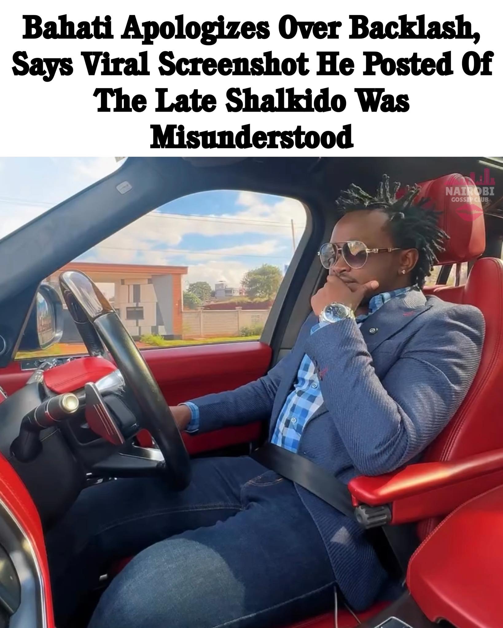 Nairobi - Bahati has apologized after facing backlash online over a ...