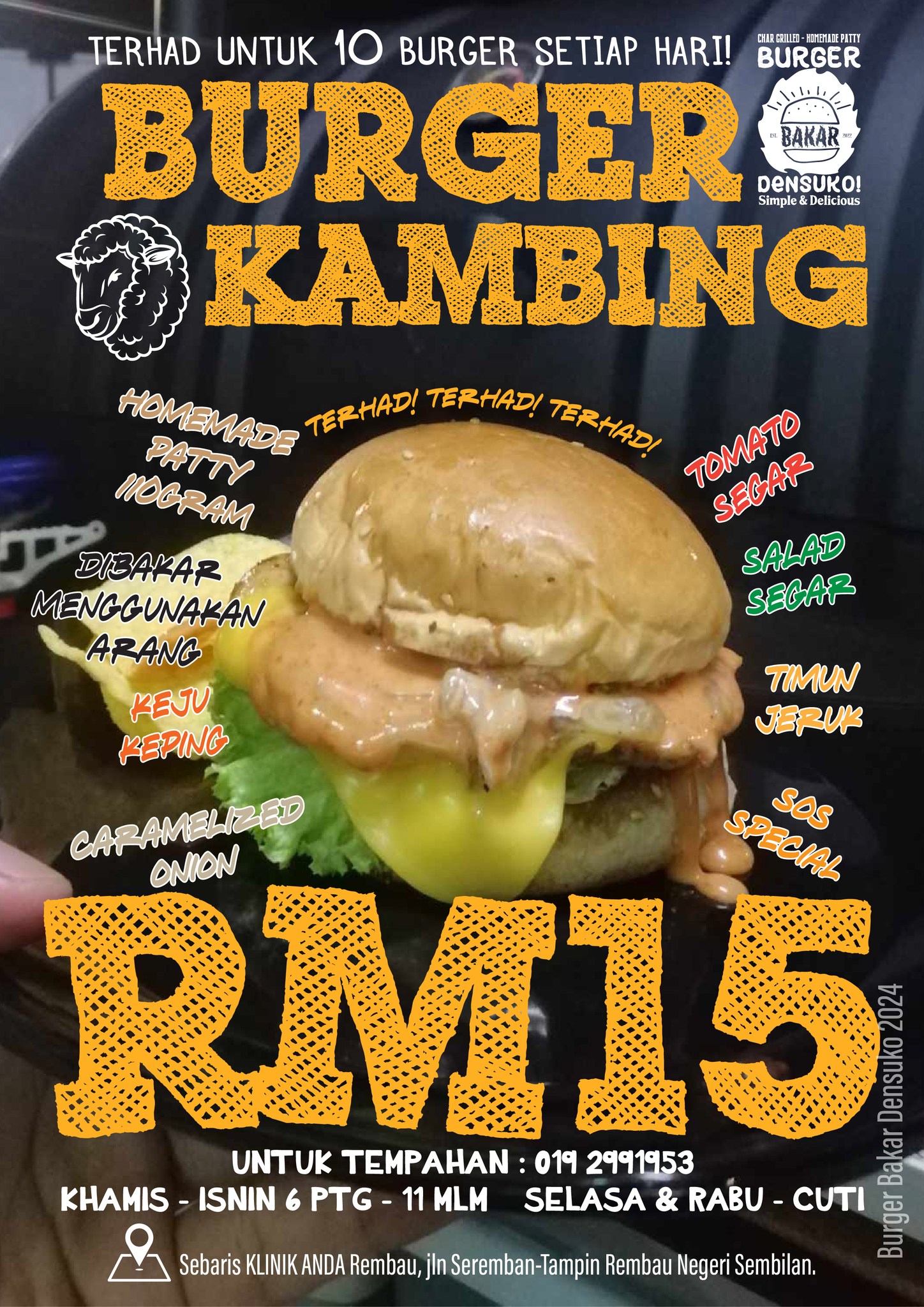Burger Densuko | Rembau