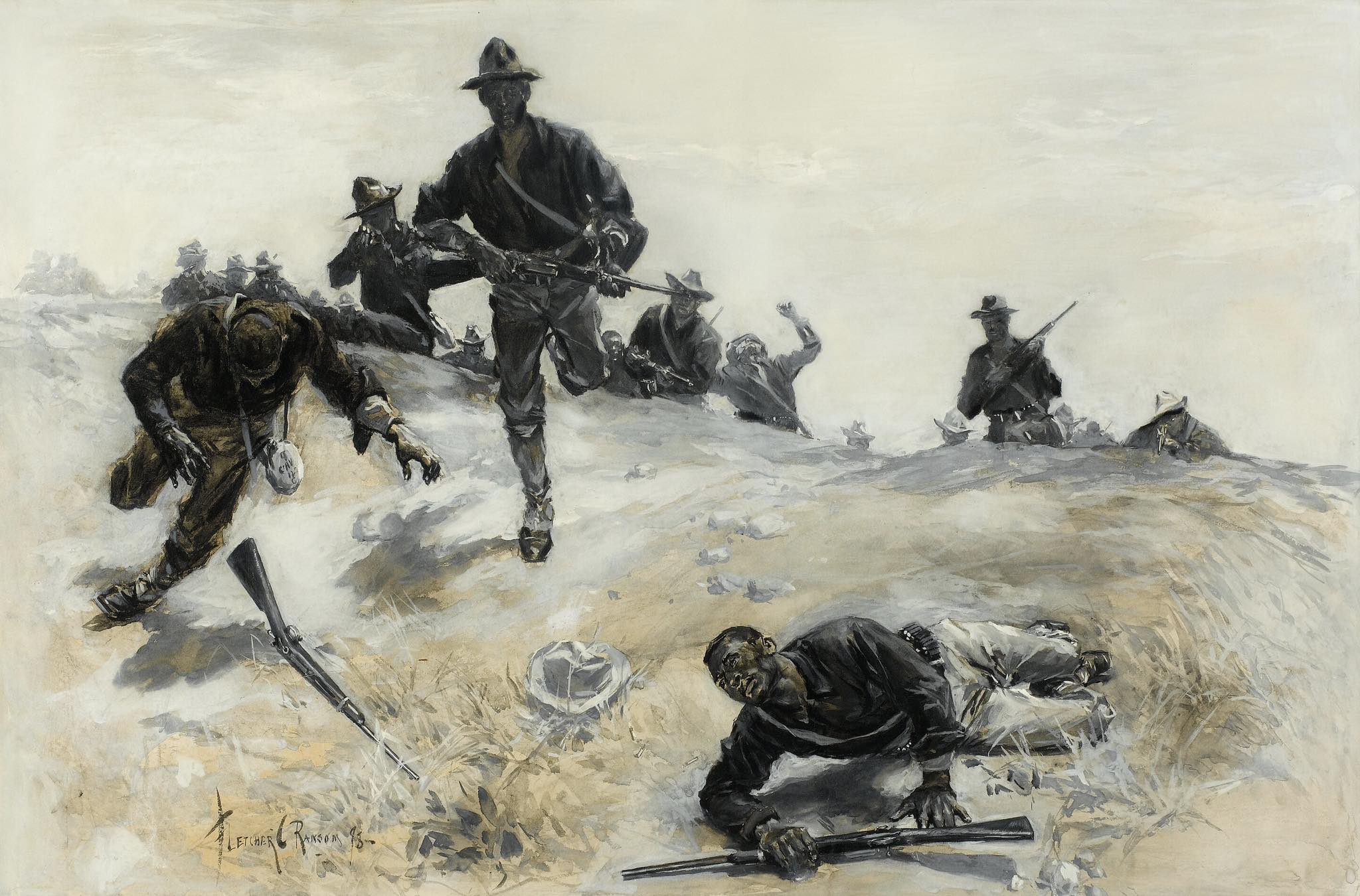 Martin - FLETCHER C. RANSOM (American, 1870-1943) Forgotten Heroes ...