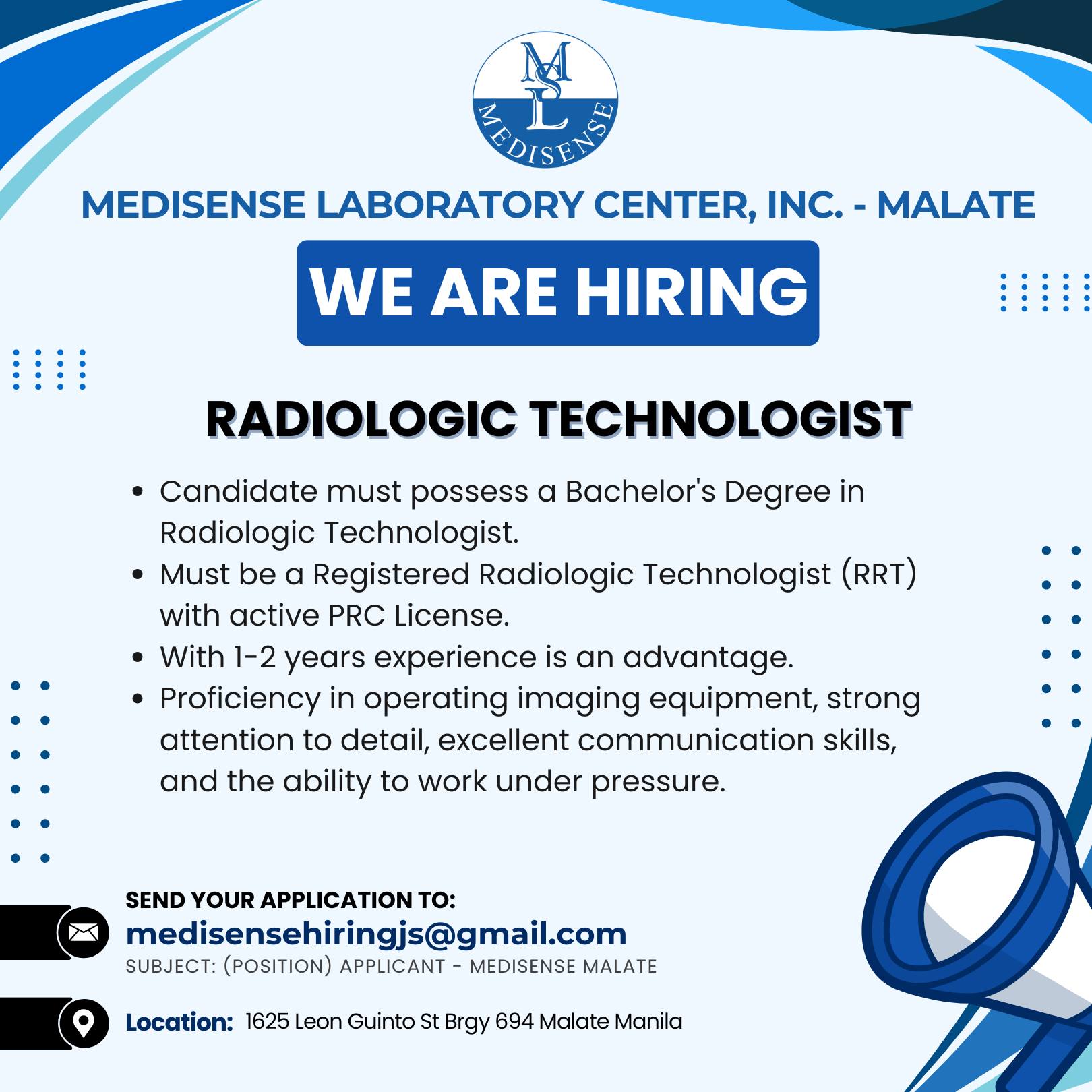 RADIOLOGIC TECHNOLOGIST of the Philippines (PSGRT/PFPRT/SPERT ...