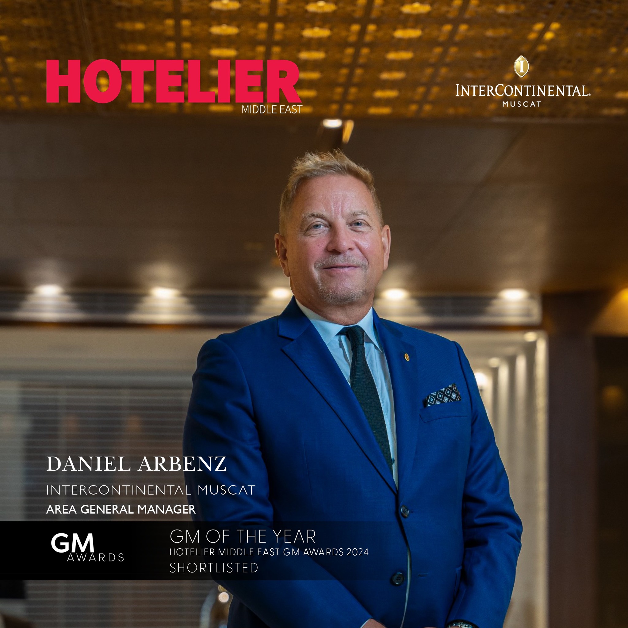 InterContinental - We are thrilled to announce that Daniel Arbenz, the ...