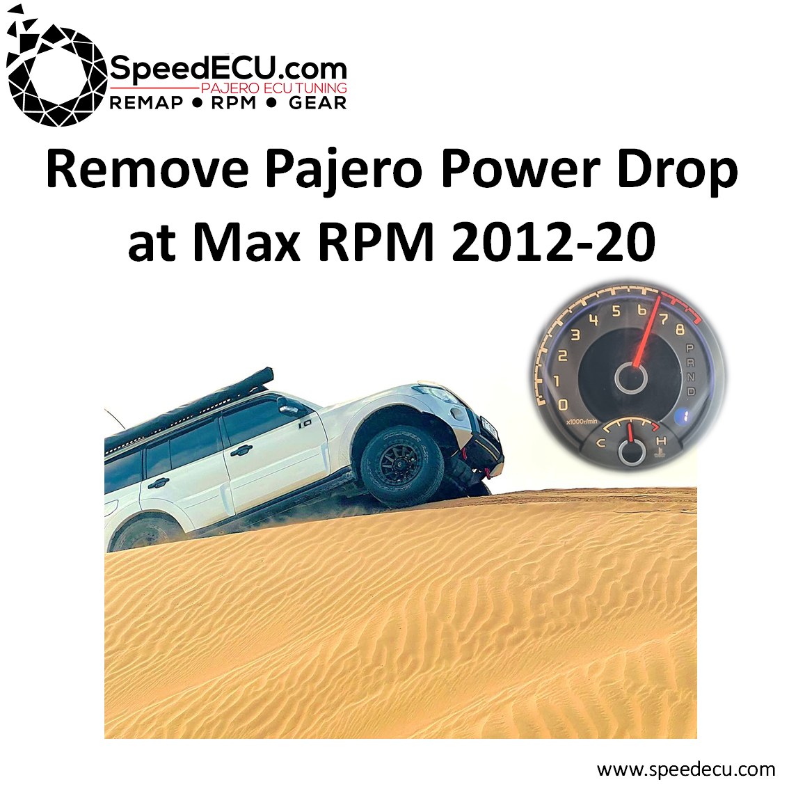 Speedecu Pajero Tuning Gear Hold RPM Cut Off ECU Remap | Dubai