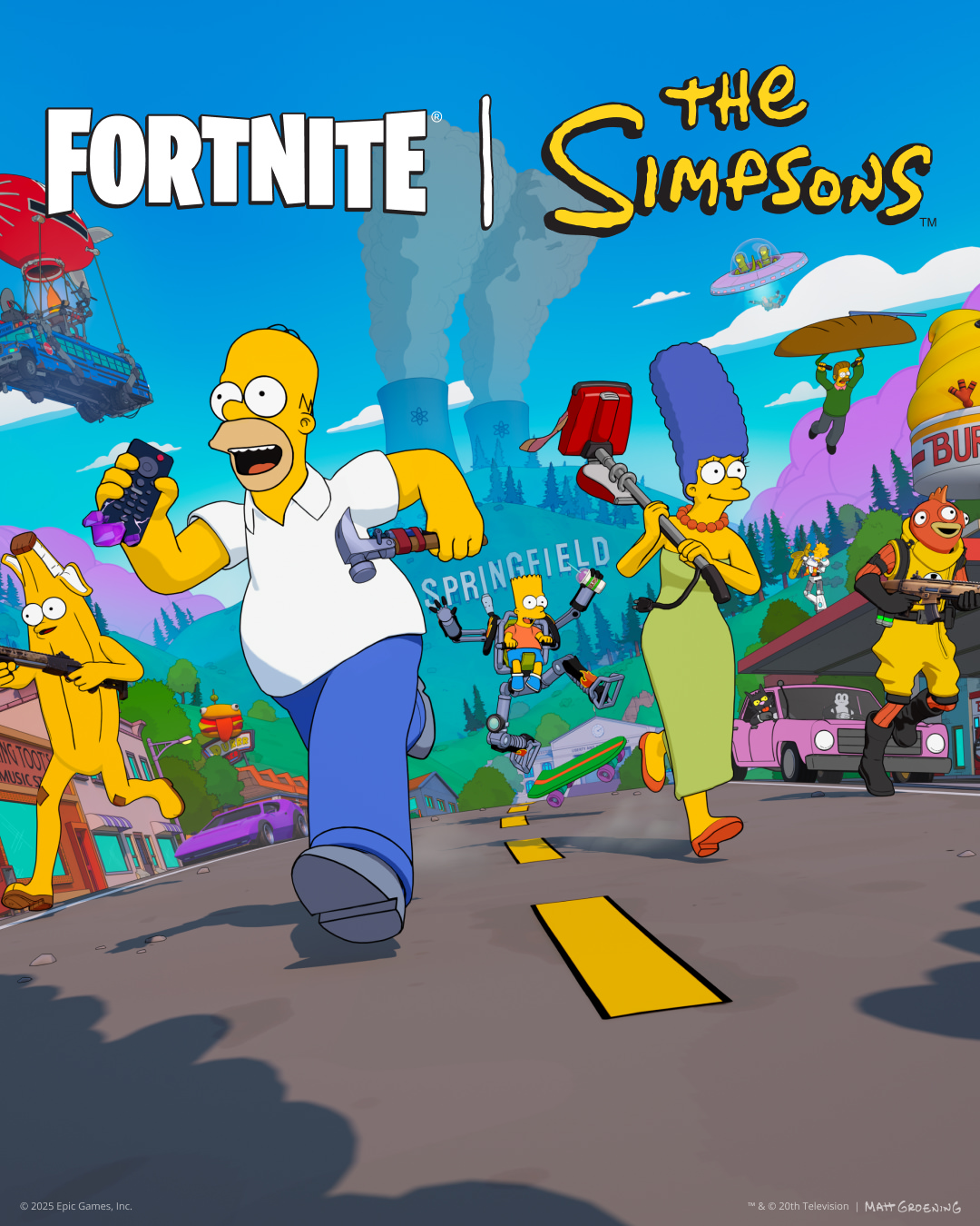 Nintendo Switch - ¡Desciende en Springfield en Fortnite... | Facebook