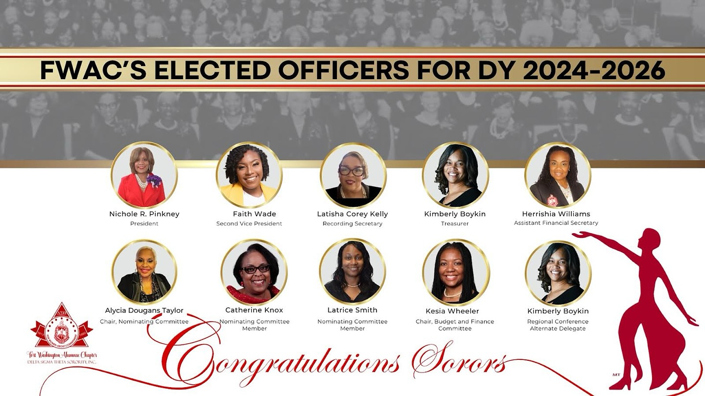 Congratulations to our newly elected officers for Delta Year 2024-2026 ...
