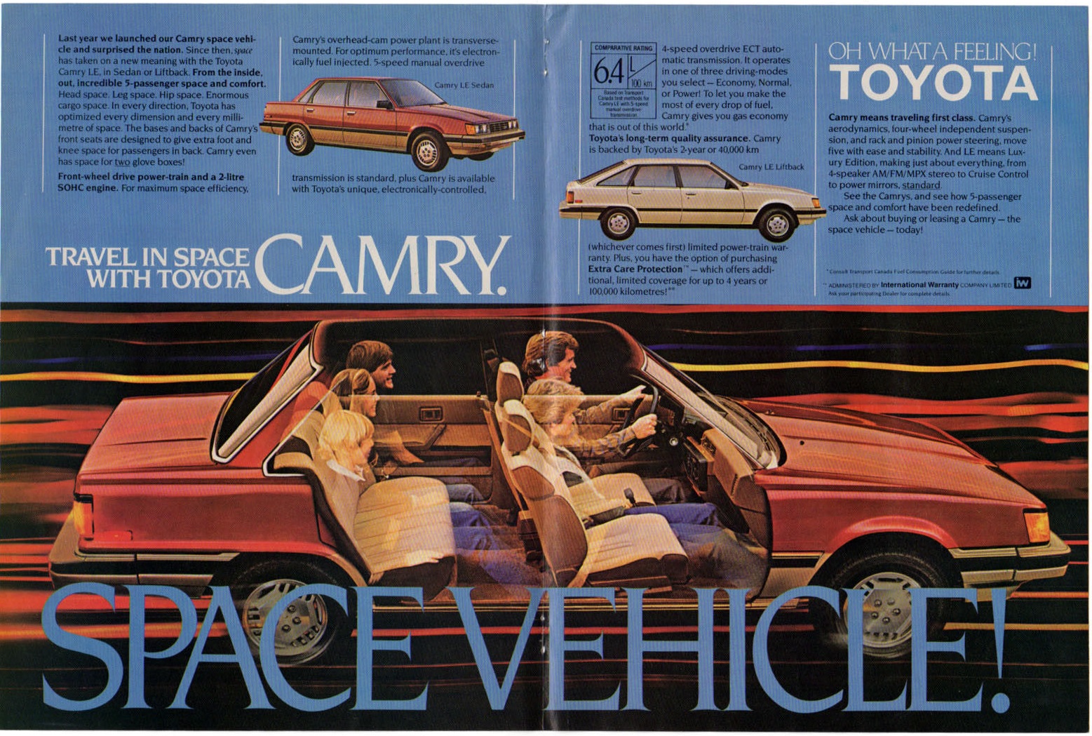From 1982 Toyota Camry Brochure. Japan