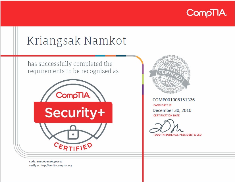 Comptia Training Center | Bangkok