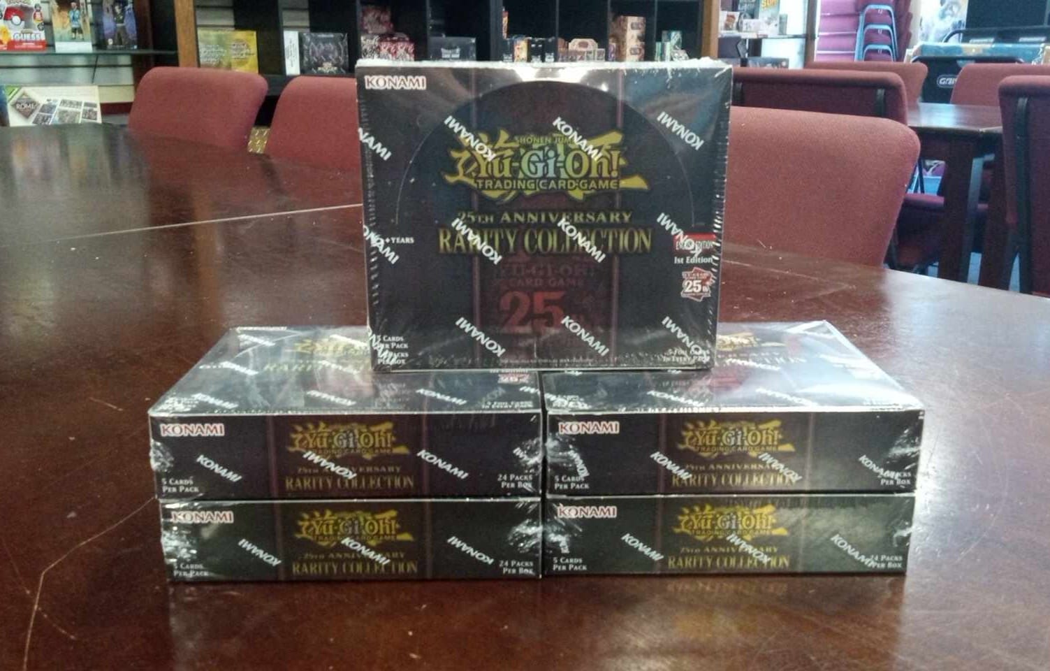 Yugioh Rarity Collection 20th edition cards