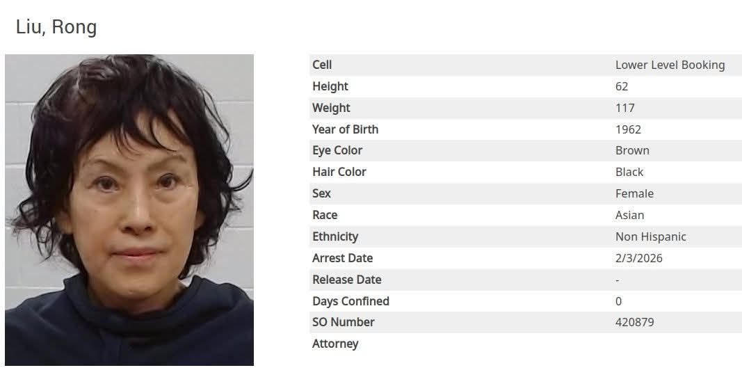 Liu, Rong 👀PROSTITUTION👀 - Collin County Inmates 4.0 | Facebook