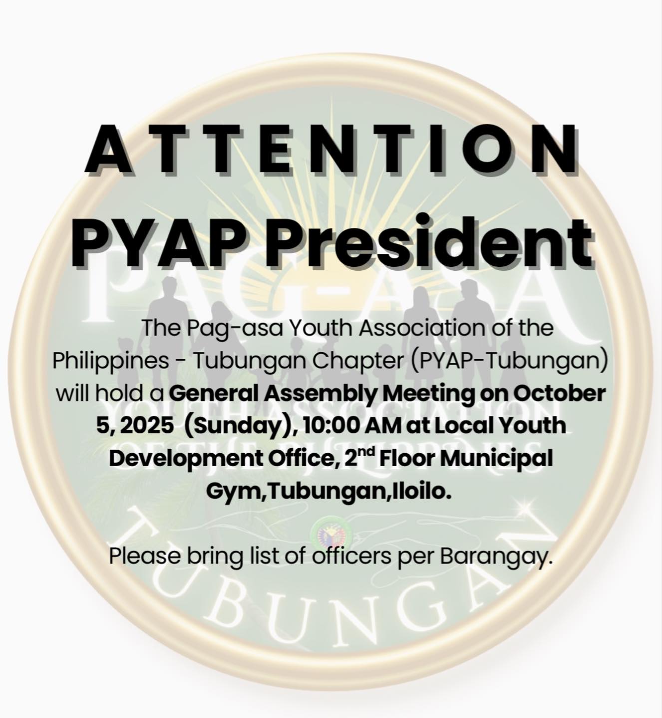 PYAP Tubungan Chapter | Tubungan