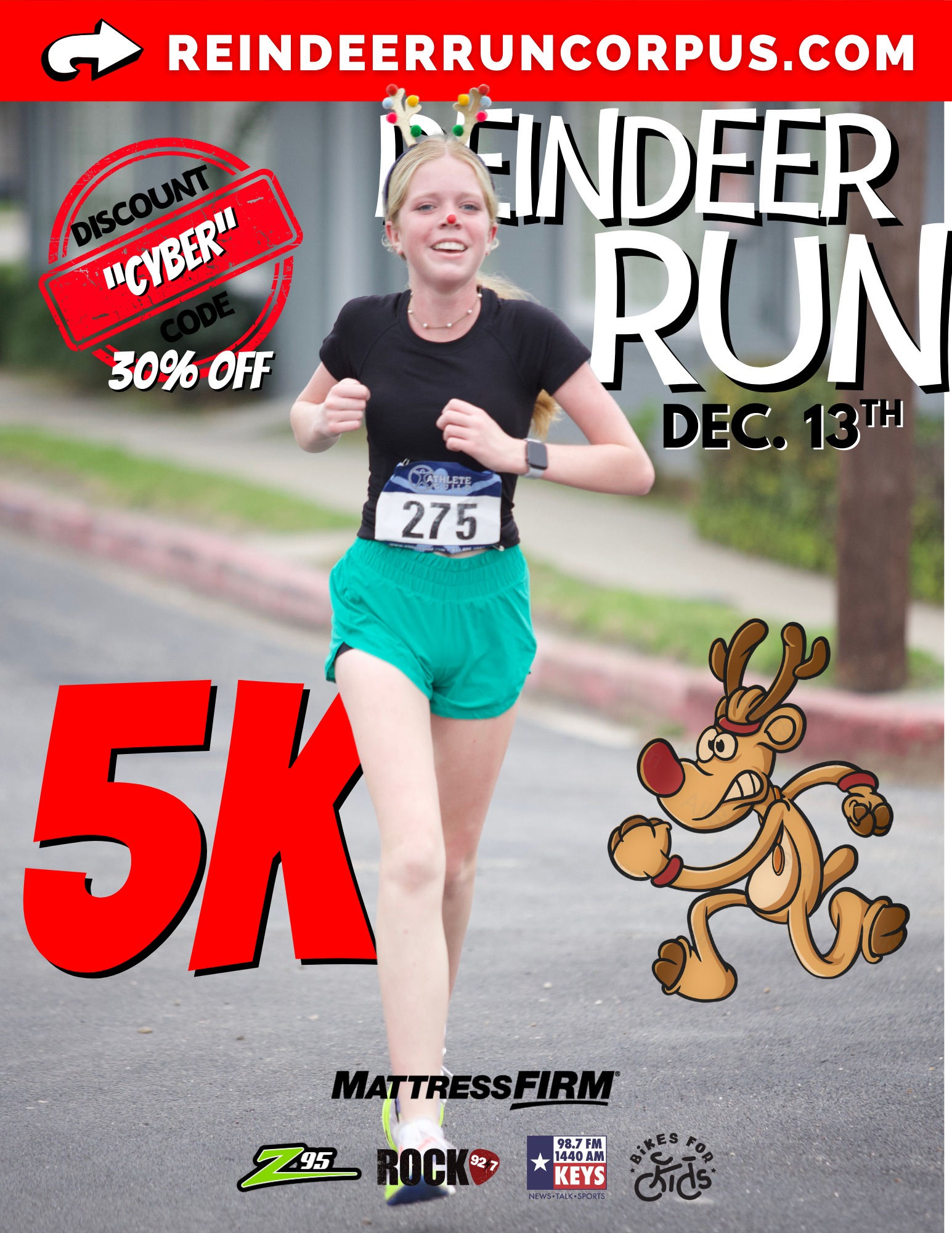 MIC - 🎄🏃‍♂️ Reindeer Run 5K – December 13th! 🏃‍♀️🎄 Kick off the holiday ...