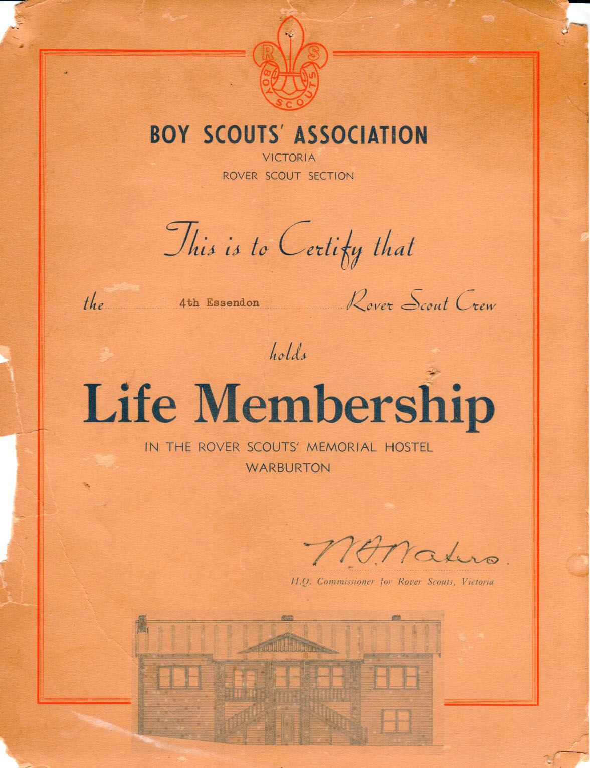 Scout - The 4th Essendon Rover Scout Crew were granted Life Membership ...