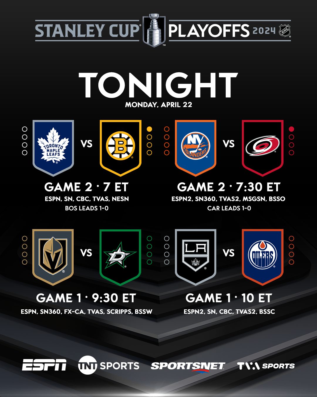 NHL Mondays are better with playoff 🥰 The