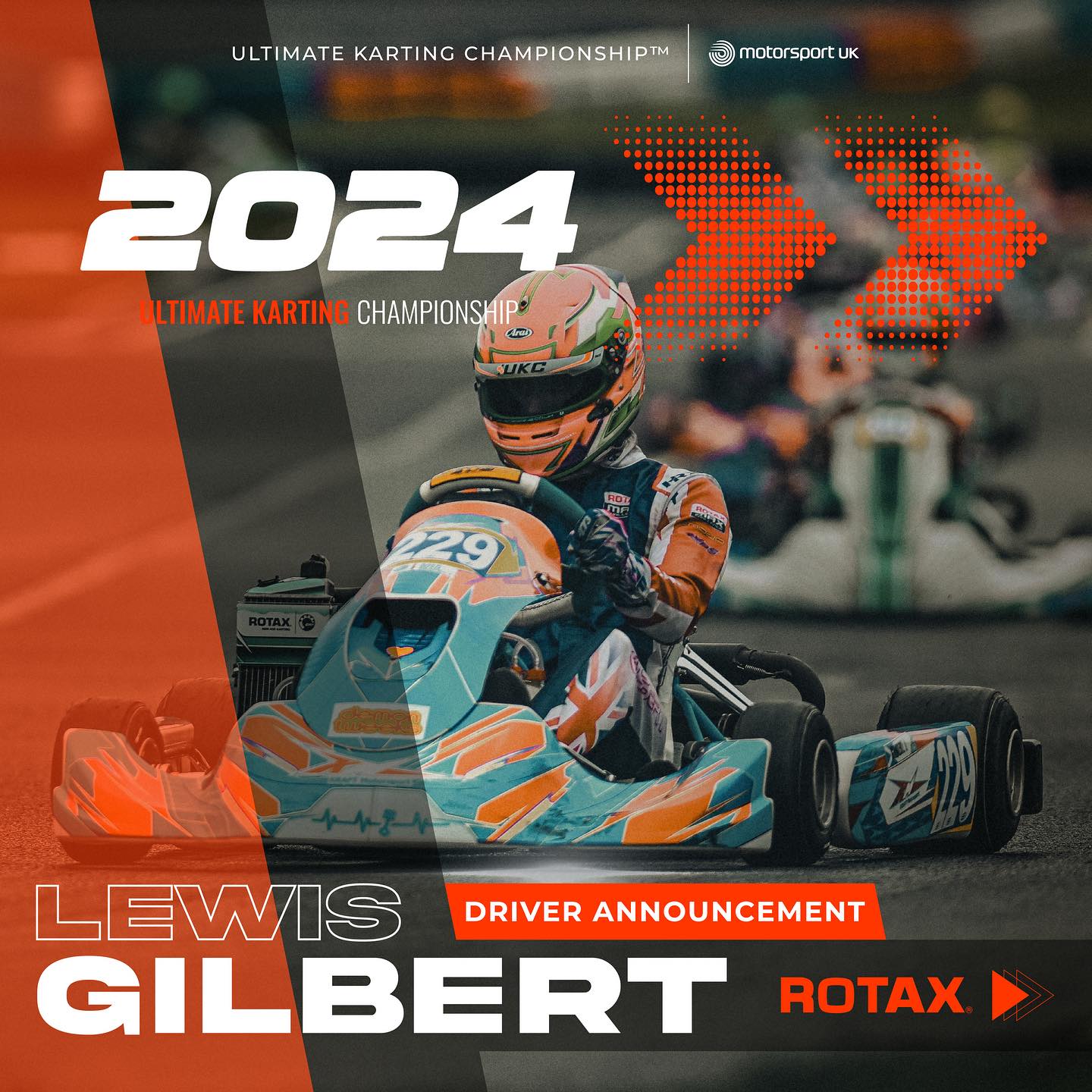 Lewis Gilbert RacingJoins... - Ultimate Karting Championship
