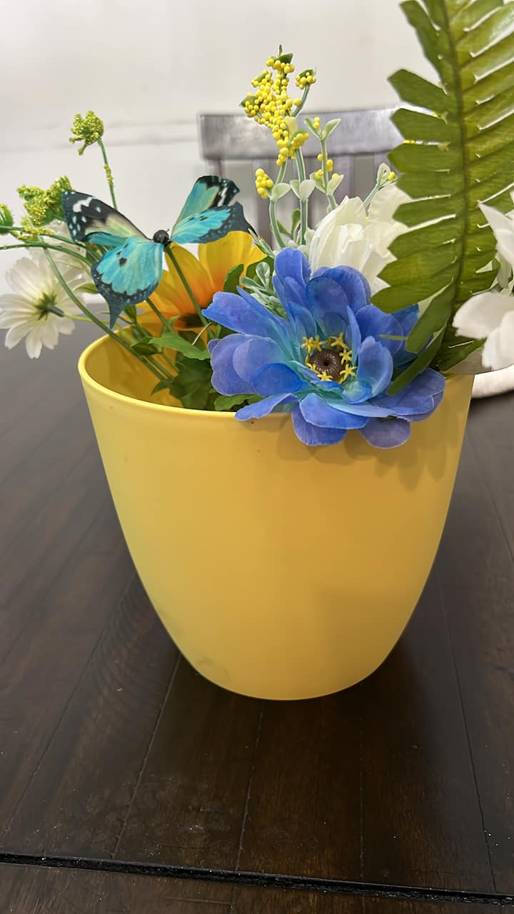 Kukooka Artificial Cemetery Flowers for Grave, Artificial Rose Memorial